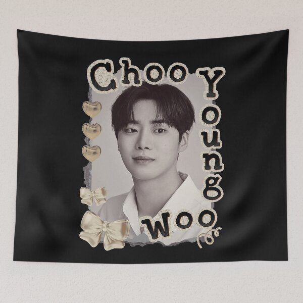 Item preview, Choo Young-woo: Korean Drama Actor Scrapbook Collage Cozy Y2K Vintage Design designed and sold by HELL0WBELLO.