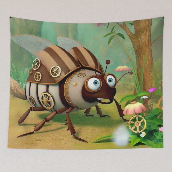 Item preview, Steampunk Ten-Lined June Beetle Adventure designed and sold by Sillytoe.