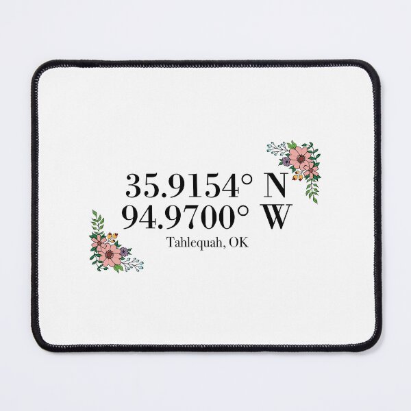 Item preview, Tahlequah, OK Coordinates designed and sold by mynameisliana.