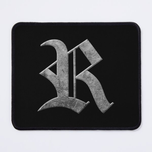 Item preview, Capital Letter R - Worn Stone Effect Gothic Blackletter Script / Old English Font designed and sold by STUDIO-72.