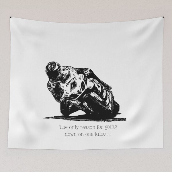 Item preview, The Only Reason for Going Down on One Knee - Motorcycle Racing V2 designed and sold by Morganatic.