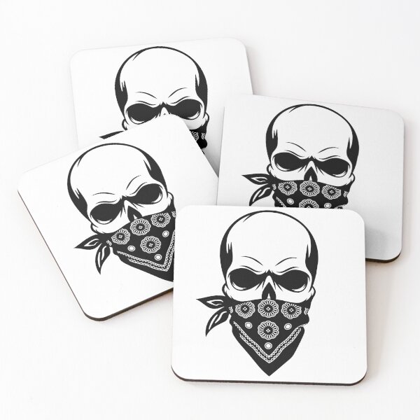 Item preview, Skull with Bandana Grunge Design designed and sold by theartfulaspie.