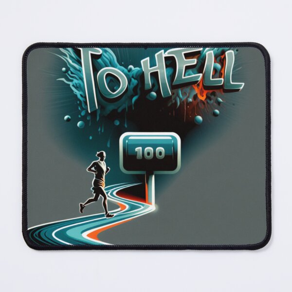 Item preview, The road to hell is marked in miles (gray) designed and sold by Tees16.