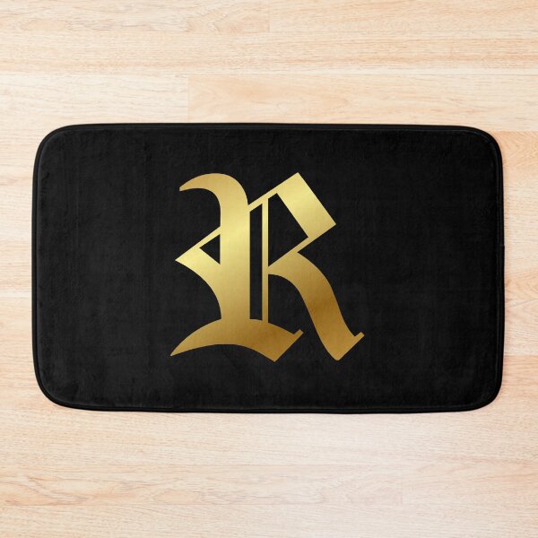 Item preview, Capital Letter R - Foil Gold Effect Gothic Blackletter Script / Old English Font designed and sold by STUDIO-72.