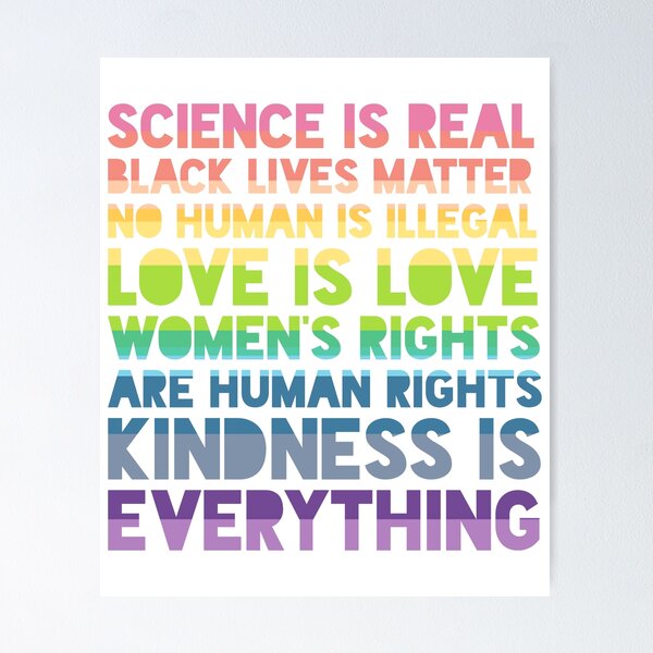Item preview, Science is Real Black Lives Matter designed and sold by BOBSMITHHHHH.