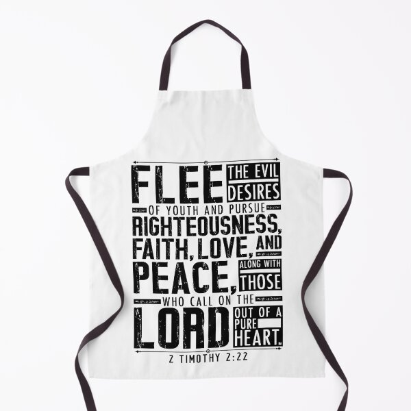 Item preview, 2 Timothy 2:22 Flee The Evil Desires Of Youth designed and sold by plushism.