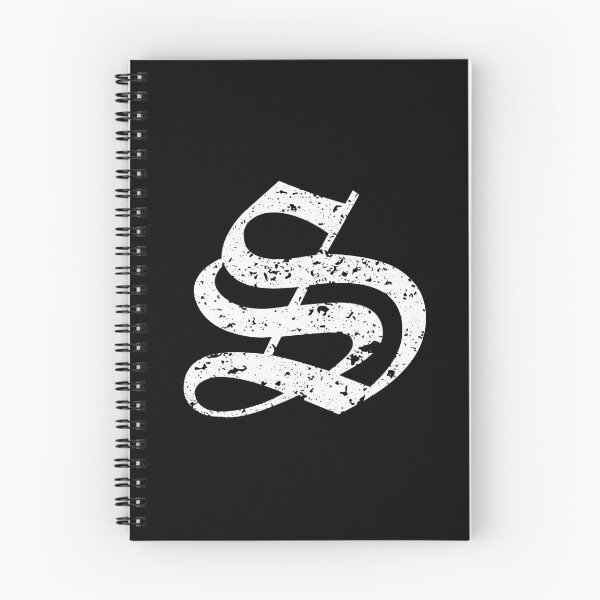 Item preview, Capital Letter S - Eroded / Distressed Gothic Blackletter Script / Old English Font (White) designed and sold by STUDIO-72.