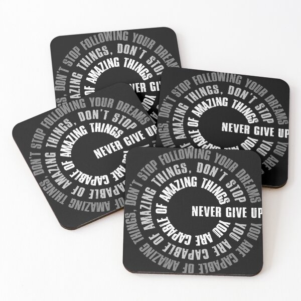 Item preview, Never give up, motivation  designed and sold by redwolf92.
