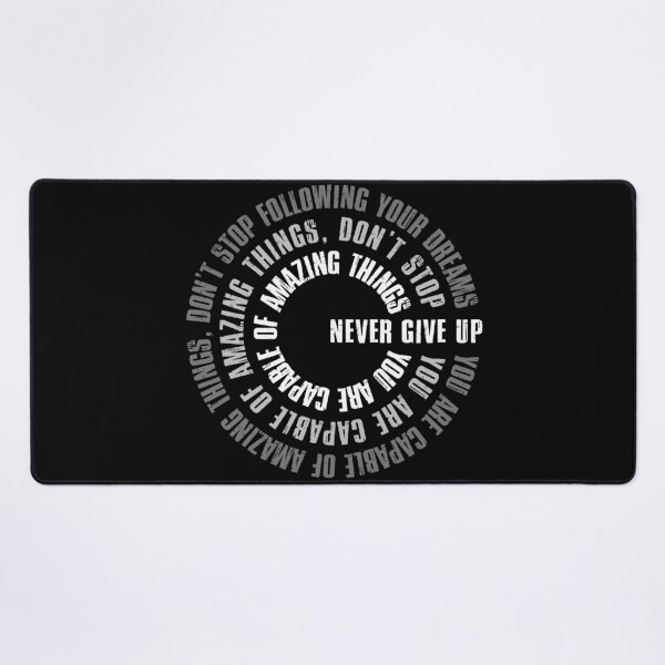 Item preview, Never give up, motivation  designed and sold by redwolf92.