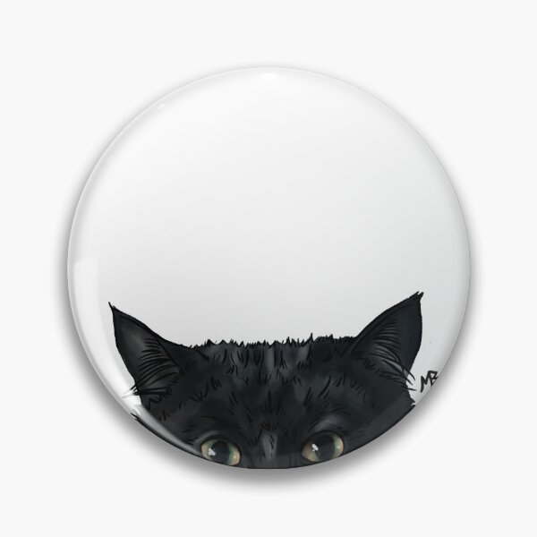 Item preview, Peeping cat designed and sold by Made-by-Anxiety.
