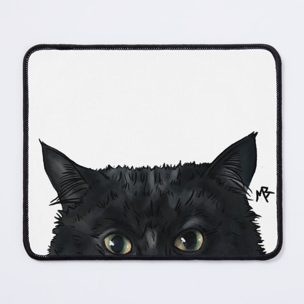 Item preview, Peeping cat designed and sold by Made-by-Anxiety.