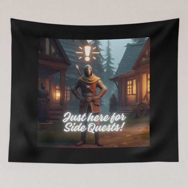 Item preview, NPC Vibes - Just here for Side Quests designed and sold by nature. electrified..