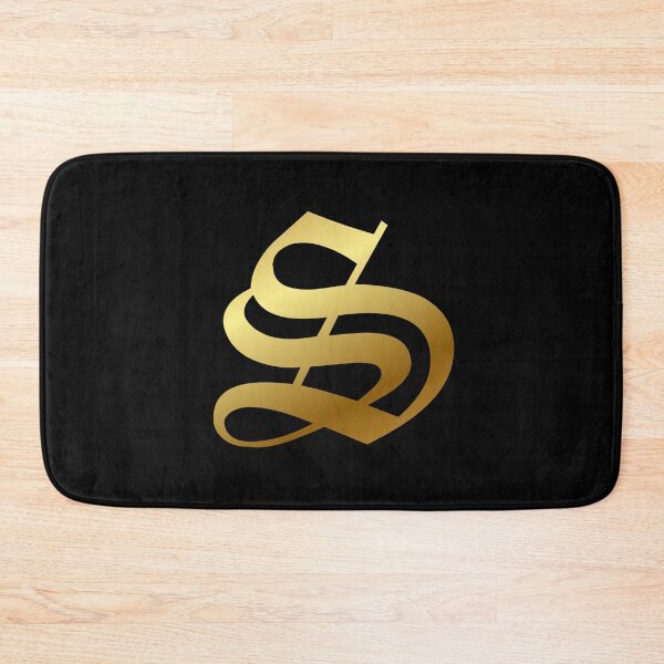 Item preview, Capital Letter S - Foil Gold Effect Gothic Blackletter Script / Old English Font designed and sold by STUDIO-72.