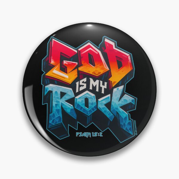 Item preview, God Is My Rock Psalm 18:2 Bible Verse designed and sold by artjuniverse.