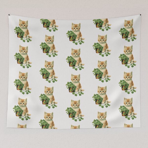 Item preview, Shamrock kitty designed and sold by MendaciousMina.