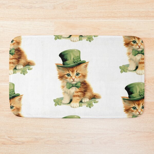 Item preview, Shamrock kitty designed and sold by MendaciousMina.