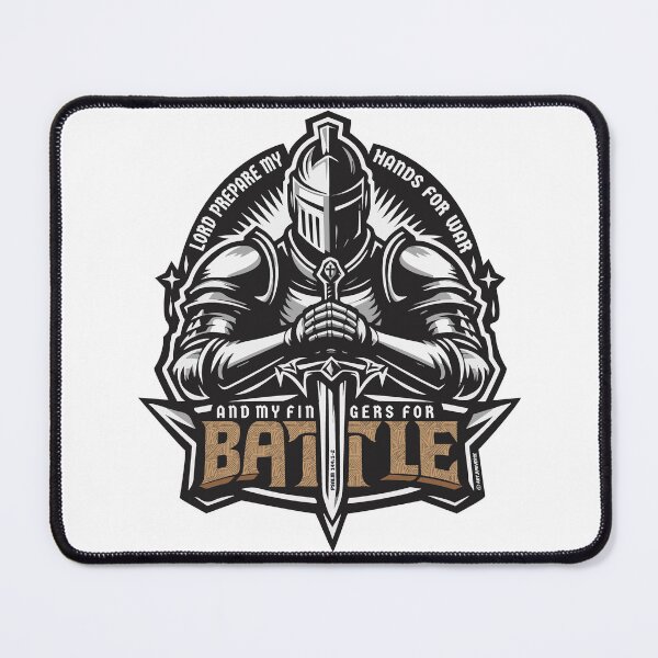 Item preview, Lord Prepare My Hands for War, My Fingers for Battle. (Psalm 144:1-2) Spiritual Warfare designed and sold by artjuniverse.