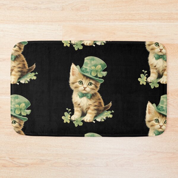 Item preview, Shamrock kitty designed and sold by MendaciousMina.