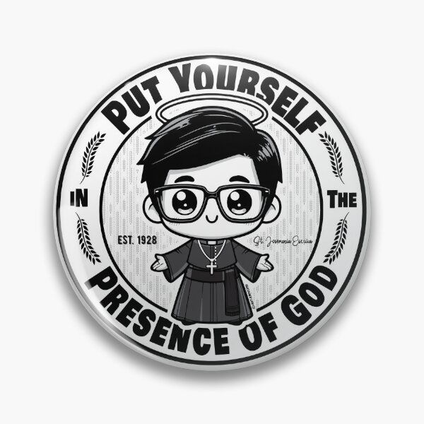 Item preview, St. Josemaria Escriva Quote (Put Yourself in Presence of God) designed and sold by artjuniverse.