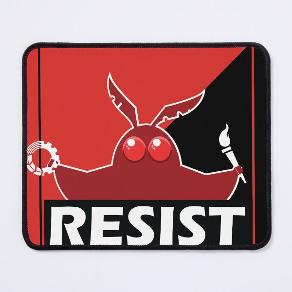 Item preview, Mothman RESIST - Cryptids' Uprising designed and sold by Hearth and Rook.