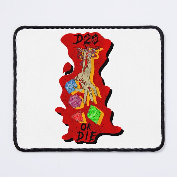Item preview, D20 OR DIE – Hardcore Design for RPG Fans designed and sold by WildStyleStore.