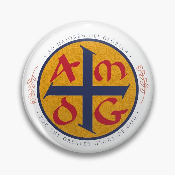 Item preview, Ad maiorem Dei gloriam "For the greater glory of God." Logo/Motto version 2 designed and sold by artjuniverse.