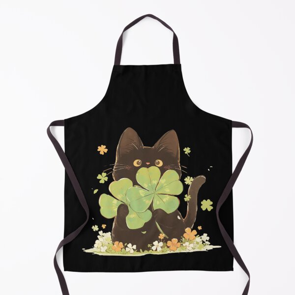 Item preview, kawaii Shamrock kitty designed and sold by MendaciousMina.