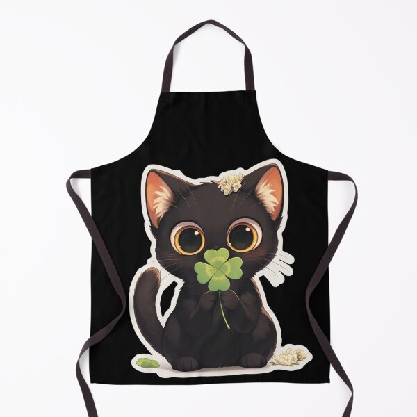 Item preview, kawaii Shamrock kitty designed and sold by MendaciousMina.