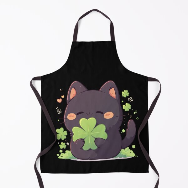 Item preview, kawaii Shamrock kitty designed and sold by MendaciousMina.