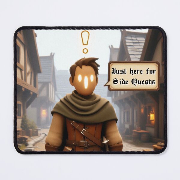 Item preview, NPC Vibes - Just here for Side Quests designed and sold by nature. electrified..