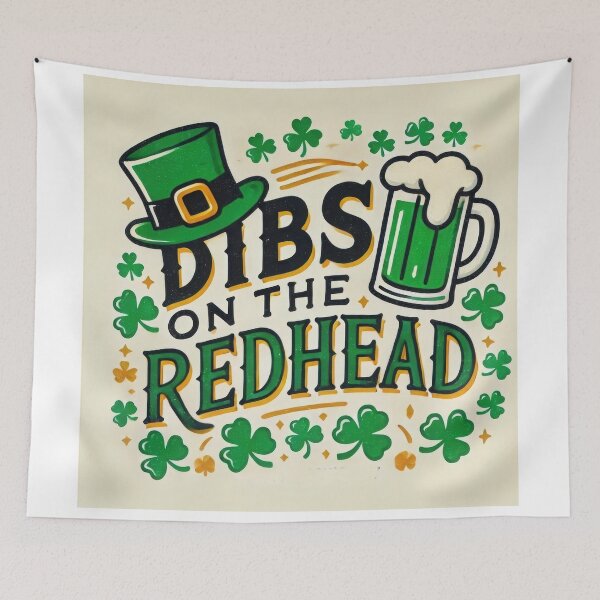 Item preview, Dibs on the Redhead designed and sold by Johnny MeatShield.