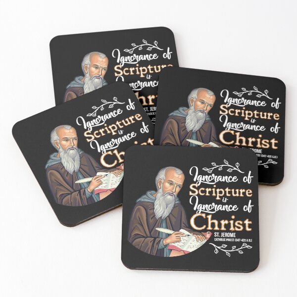 Item preview, Ignorance of Scripture is Ignorance of Christ (St. Jerome) designed and sold by artjuniverse.