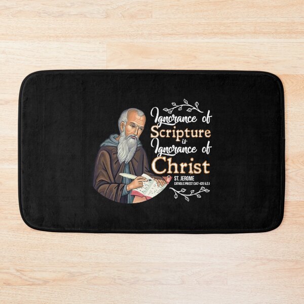 Item preview, Ignorance of Scripture is Ignorance of Christ (St. Jerome) designed and sold by artjuniverse.