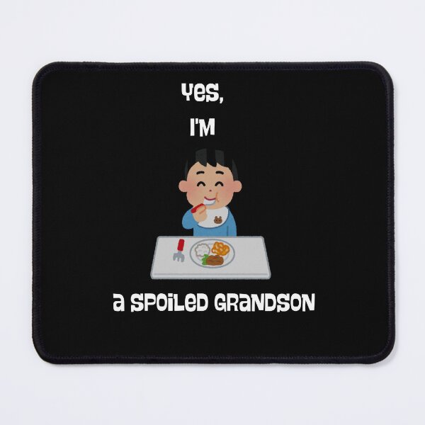 Item preview, yes I'm a spoiled grandson t-shirt designed and sold by crazygingercat.