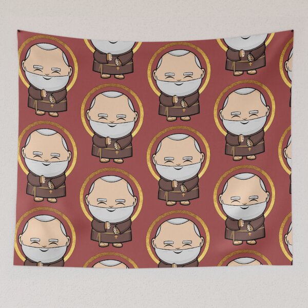 Item preview, Cute, Kawaii St. Padre Pio designed and sold by artjuniverse.