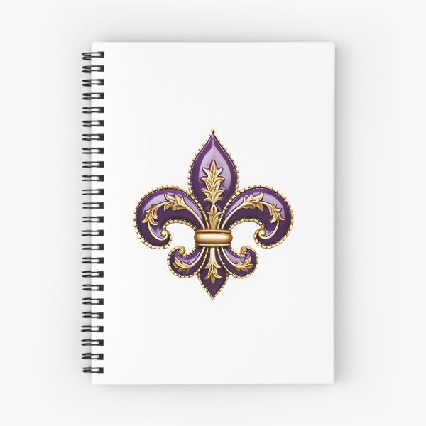 Item preview, fluer de lis purple and gold designed and sold by GeauxTigs225.
