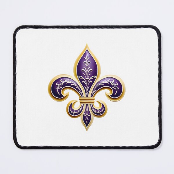 Item preview, Fleur de lis purple and gold designed and sold by GeauxTigs225.