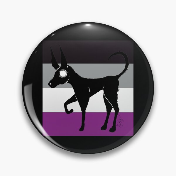 Item preview, A Dog Named Wednesday: Asexual Pride Edition designed and sold by AlyStabz.