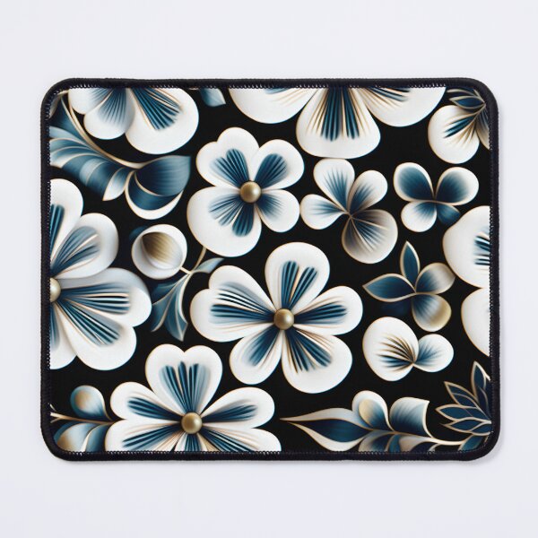 Item preview, Retro Floral Pattern with Classic Jewel-Tone Color Combinations designed and sold by Juliette Ozkalfayan.