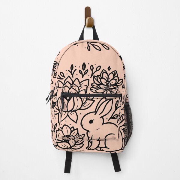 Item preview, Floral Bunny - Peach Fuzz designed and sold by MaryAura.