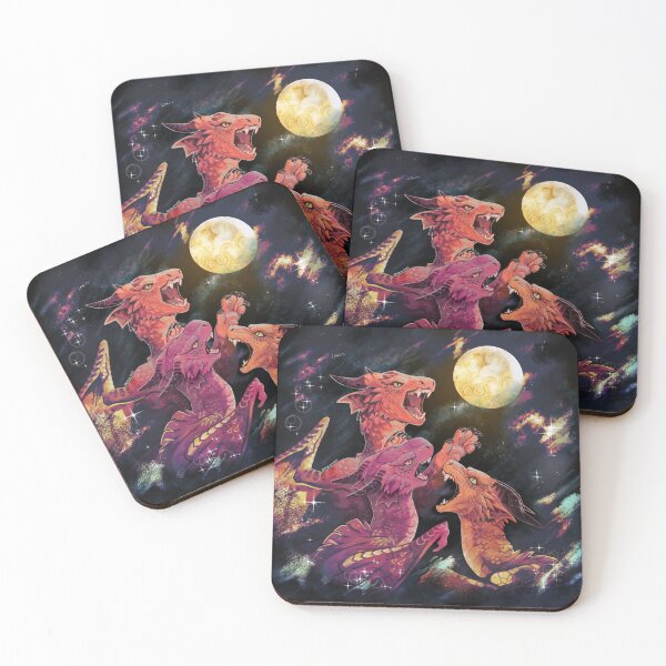 Item preview, Dragons under the moon  designed and sold by Nevgig.