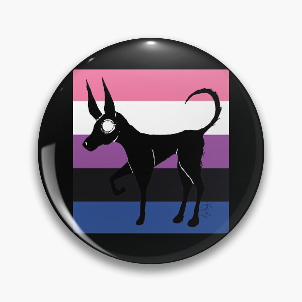 Item preview, A Dog Named Wednesday: Gender Fluid Pride Edition designed and sold by AlyStabz.
