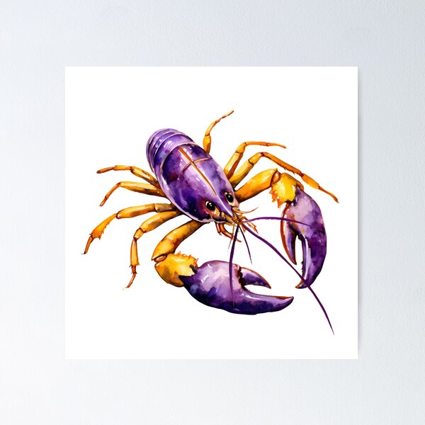 Item preview, LSU crawfish designed and sold by GeauxTigs225.