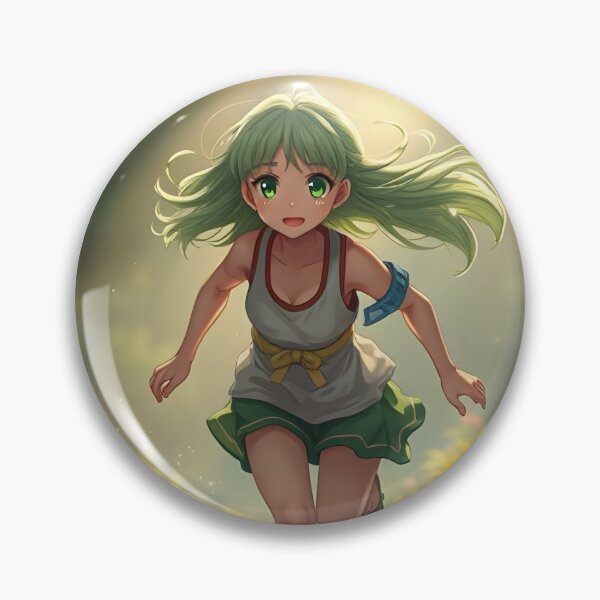 Item preview, Green haired anime girl designed and sold by boogeyman.