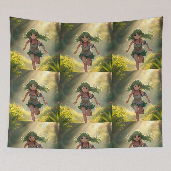 Item preview, Green haired anime girl designed and sold by boogeyman.