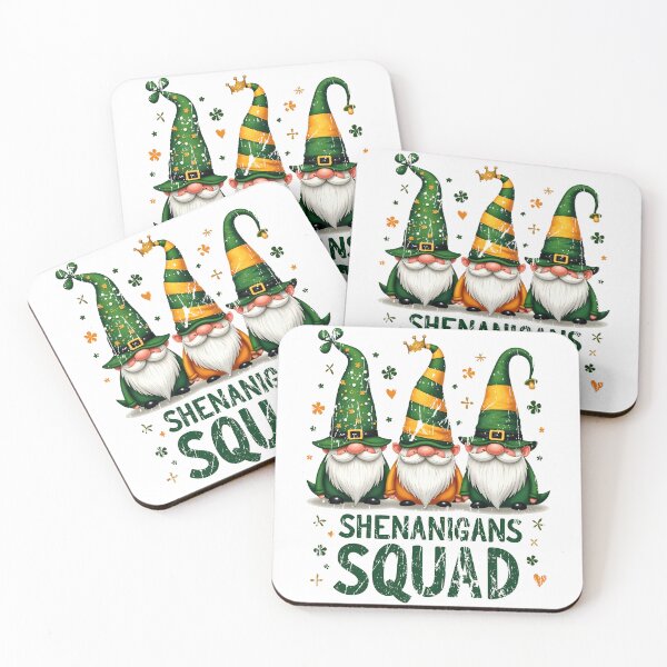 Item preview, St. Patrick's Day shenanigans squad shirt designed and sold by CanvaSnap ⭐⭐⭐⭐⭐.