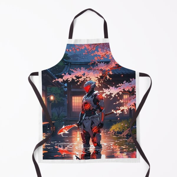 Item preview, Futuristic Cyber Samurai | Neon Tech Warrior designed and sold by ShadowTek.