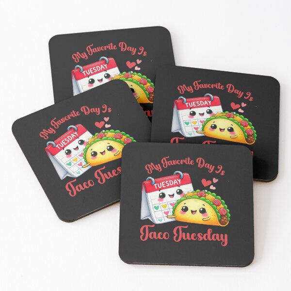 Item preview, Kawaii My Favorite Day Is Taco Tuesday designed and sold by AlienOccupation.