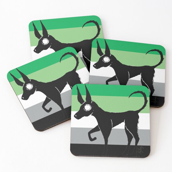 Item preview, A Dog Named Wednesday: Aromantic Pride Edition designed and sold by AlyStabz.