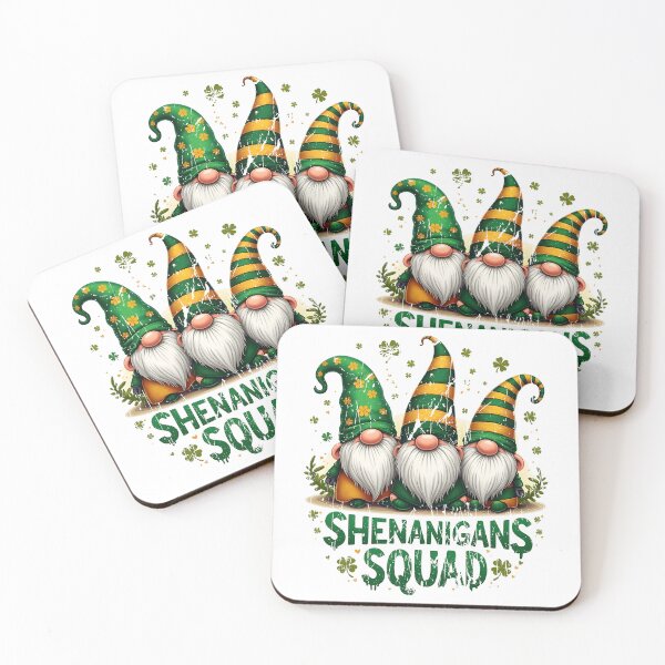 Item preview, St. Patrick's Day shenanigans squad shirt designed and sold by CanvaSnap ⭐⭐⭐⭐⭐.